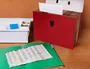 Liderpapel Maletín Clasificadora Fuelle con 19 Departamentos Rojo