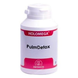 EQUISALUD Holomega Pulmdetox 180 Capsulas - Complemento Alimenticio con N-Acetilcisteina, Vitamina C, Curcuma, Te Verde, Jengibre y Pycnogenol para Sistema Inmunitario