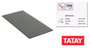 TATAY Alfombra de Baño Diamond SBS/Gris 72 x 36 cm