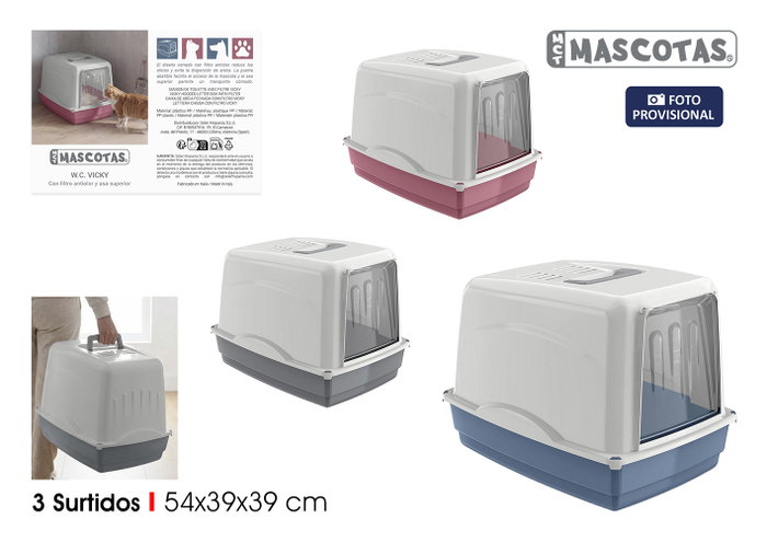 Mct Mascotas W.C. Pet con filtro Vicky Mct Mascotas W.C. Pet con filtro Vicky