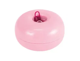Imaginovo Portaclips Imantado Circular Tipo Donut, Incluye 150 Clips de 28 mm para Escritorio - Rosa