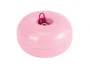 Imaginovo Portaclips Imantado Circular Tipo Donut, Incluye 150 Clips de 28 mm para Escritorio - Rosa