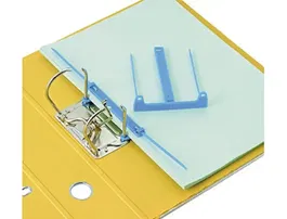 Rexel Capiclass B Encuadernador Clip Azul Claro Caja 50 Unidades Plástico 102x275x140 mm