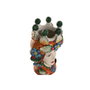 DKD Home Decor Macetero de Porcelana Cabeza Siciliana, Pack de 2 unidades