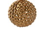 DKD Home Decor Decoración Colgante PVC Árbol Dorado 8,5x8,5x8,5 cm