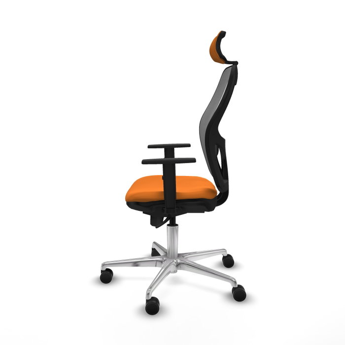 PIQUERAS Y CRESPO Silla de oficina Jorquera naranja y gris PIQUERAS Y CRESPO Silla de oficina Jorquera naranja y gris