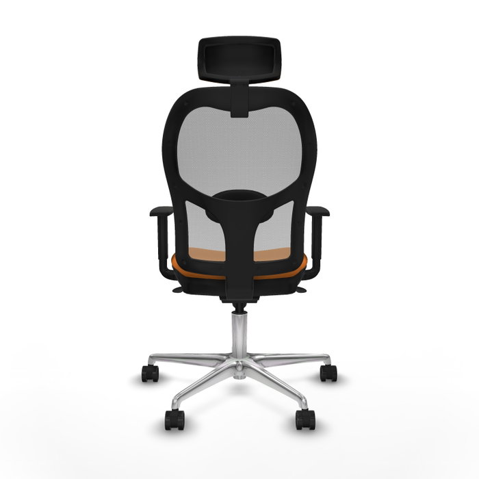 PIQUERAS Y CRESPO Silla de oficina Jorquera naranja y gris PIQUERAS Y CRESPO Silla de oficina Jorquera naranja y gris
