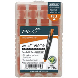 Pica Repuestos de tiza permanente VISOR Fluo-Orange