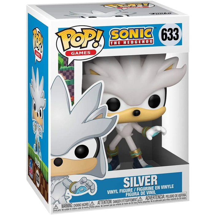 Funko POP Figura 30th Anniversary Silver the Hedgehog de Vinilo Coleccionable 9cm