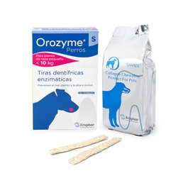 Ecuphar Tiras Dentífricas Enzimáticas Orozyme para Prevención de Placa Dental y Refuerzo de Encías