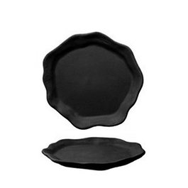 Summa Oyster Grafito Plato Llano 21 cm (Set de 6)