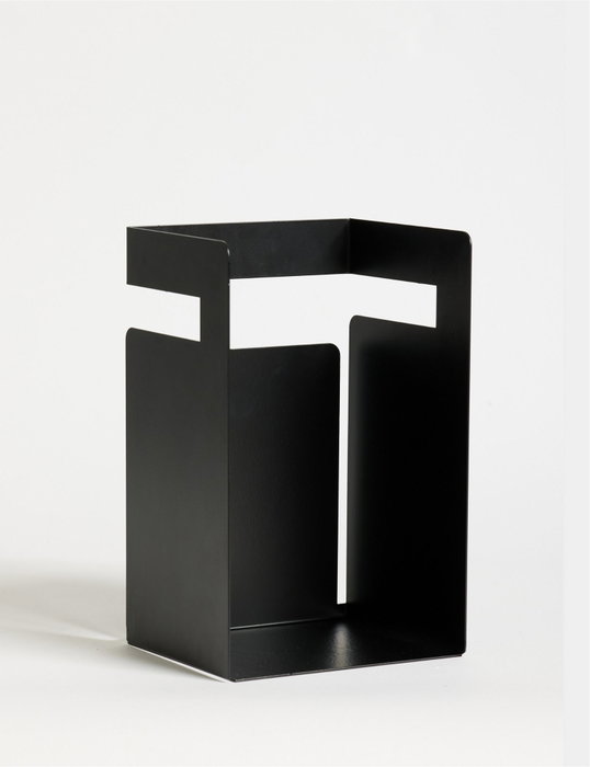 Hanah Home Soporte de Libros Metal Negro 18x19x15.5 cm