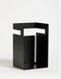 Hanah Home Soporte de Libros Metal Negro 18x19x15.5 cm