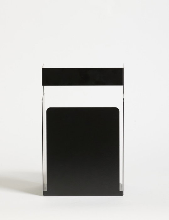 Hanah Home Soporte de Libros Metal Negro 18x19x15.5 cm