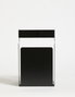 Hanah Home Soporte de Libros Metal Negro 18x19x15.5 cm