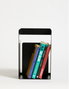 Hanah Home Soporte de Libros Metal Negro 18x19x15.5 cm