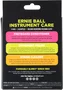 Ernieball Kit Mantenimiento Guitarra con Gamuza Microfibra y Limpiador de Cuerdas