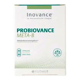 INOVANCE Probiovance Meta-B 30Cap. Complemento alimenticio con fermentos lácticos y vitaminas B1, B2, B12