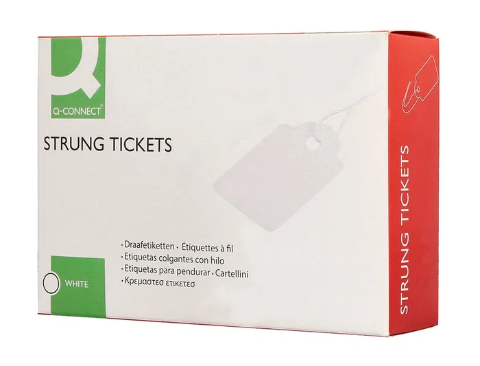 Q-connect Etiquetas Colgantes 36x53 mm Caja de 500 Unidades