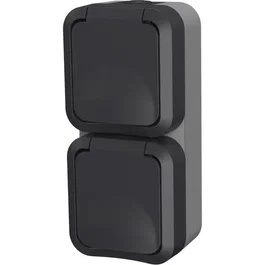 QUARX Toma Doble Aqua Pro Exterior Vertical IP55 250V 16A