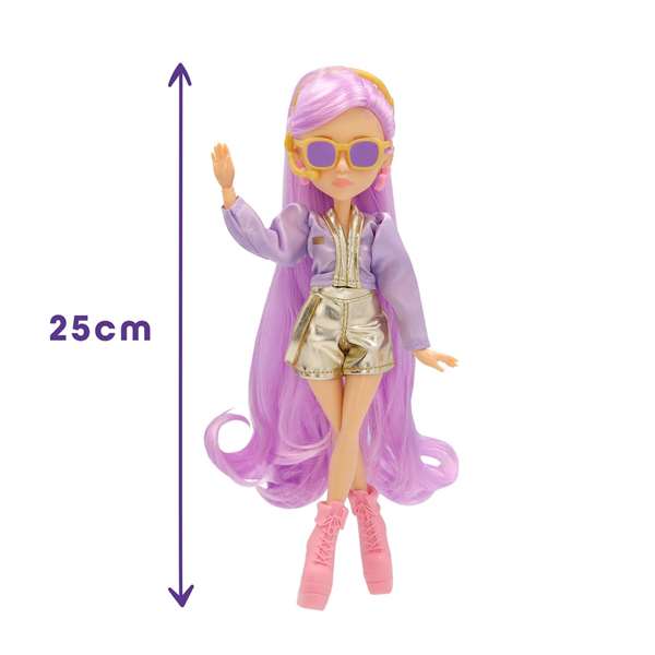 Imc Toys Muñeca K-Pop Idol Fashion Nari 26 cm con 2 Prendas de Ropa, Zapatos y 3 Accesorios Personalizados
