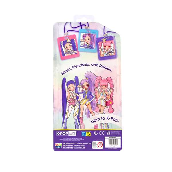 Imc Toys Muñeca K-Pop Idol Fashion Nari 26 cm con 2 Prendas de Ropa, Zapatos y 3 Accesorios Personalizados