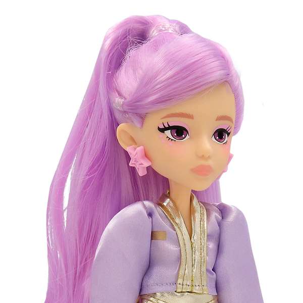 Imc Toys Muñeca K-Pop Idol Fashion Nari 26 cm con 2 Prendas de Ropa, Zapatos y 3 Accesorios Personalizados