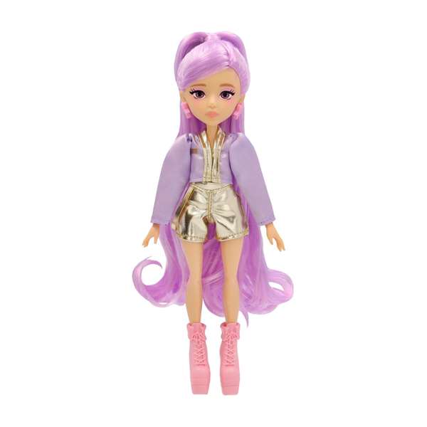 Imc Toys Muñeca K-Pop Idol Fashion Nari 26 cm con 2 Prendas de Ropa, Zapatos y 3 Accesorios Personalizados