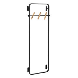 Perchero Negro Metal Decoración 45 X 7 X 120 cm