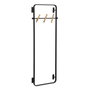 Ixia Perchero Negro de Metal Decoración 45 x 7 x 120 cm