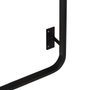Ixia Perchero Negro de Metal Decoración 45 x 7 x 120 cm