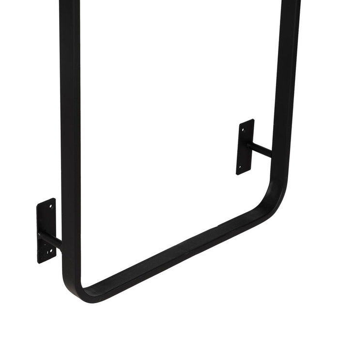 Ixia Perchero Negro de Metal Decoración 45 x 7 x 120 cm