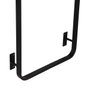 Ixia Perchero Negro de Metal Decoración 45 x 7 x 120 cm