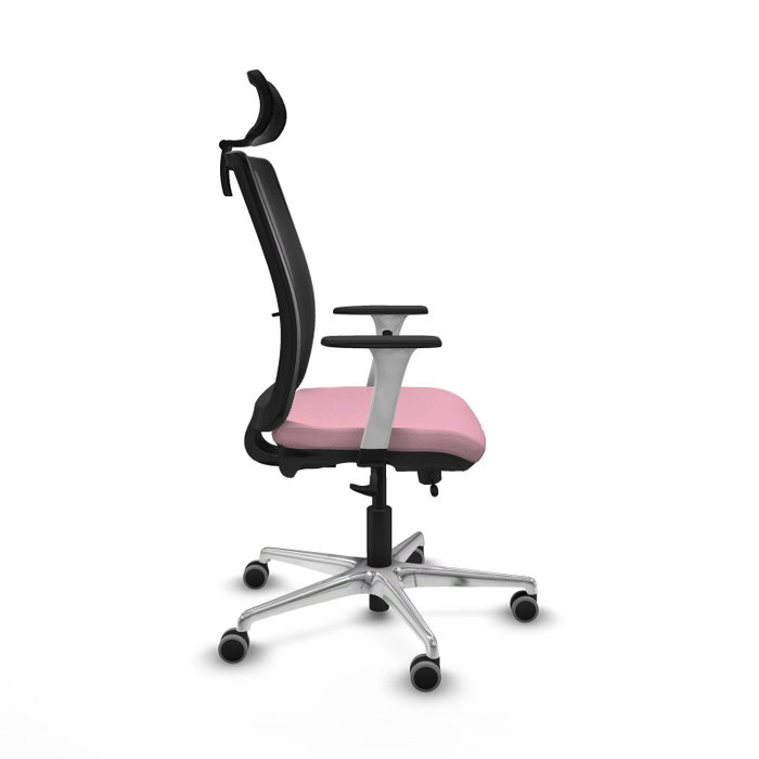 PIQUERAS Y CRESPO Silla de oficina Haches Rosa y Negro