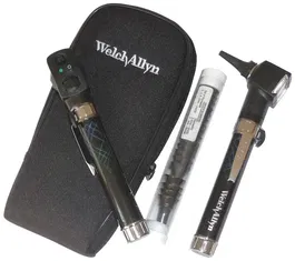 Welch Allyn Pocket Junior Set Diagnostico Otoscopio Oftalmoscopio Completo con Estuche