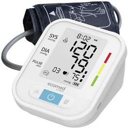 MEDISANA Tensiómetro de Brazo Digital para Adultos, Monitor de Presión Arterial con Pantalla Dual y Aplicación