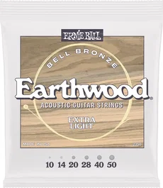 Ernieball Earthwood Bell Bronze Extra Light 10-50 Cuerdas para Guitarra Acústica