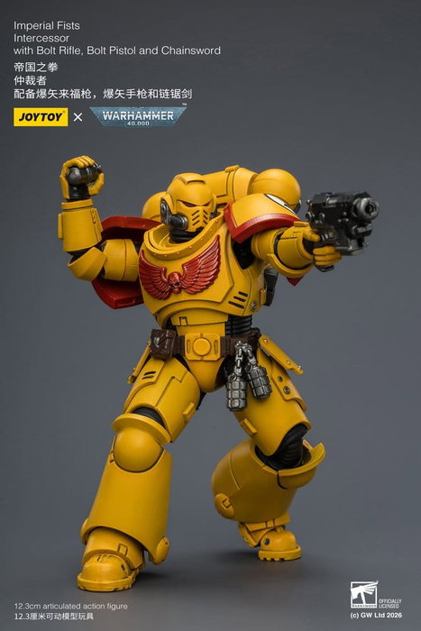 Joy Toy (CN) Warhammer 40,000 Figura Imperial Fists Intercessor 12 cm Joy Toy (CN) Warhammer 40,000 Figura Imperial Fists Intercessor 12 cm