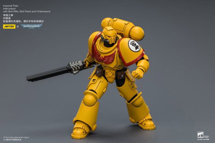 Joy Toy (CN) Warhammer 40,000 Figura Imperial Fists Intercessor 12 cm Joy Toy (CN) Warhammer 40,000 Figura Imperial Fists Intercessor 12 cm