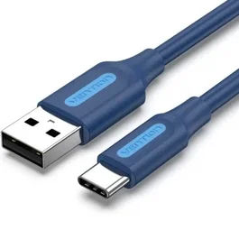 Vention Cable USB 2.0 Tipo-C Macho a USB Macho, 60W, 480Mbps, 1m, Azul