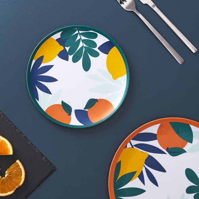 Home Deco Factory Plato de Postre Rio 20 cm