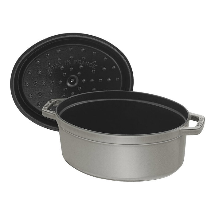 Staub 40509-317-0 La Cocotte Horno Ovalado Hierro Fundido 29cm Gris Staub 40509-317-0 La Cocotte Horno Ovalado Hierro Fundido 29cm Gris