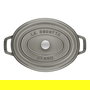 Staub 40509-317-0 La Cocotte Horno Ovalado Hierro Fundido 29cm Gris
