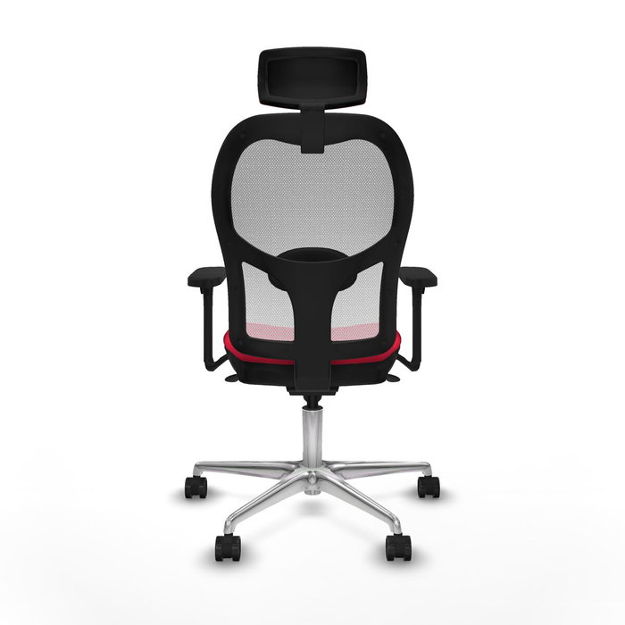 PIQUERAS Y CRESPO Silla de oficina Jorquera con mecanismo Sincro, Rojo y Blanco PIQUERAS Y CRESPO Silla de oficina Jorquera con mecanismo Sincro, Rojo y Blanco