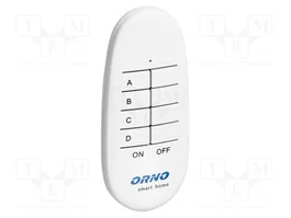 ORNO Mando a distancia de 4 canales, 30m, blanco