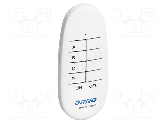 ORNO Mando a distancia de 4 canales, 30m, blanco ORNO Mando a distancia de 4 canales, 30m, blanco