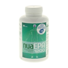 Nua Aceite de Pescado 1200mg Omega 3 EPA DHA 90 Perlas IFOS