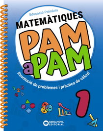 BARCANOVA, (CAT).(25).QUAD.MATEMATIQUES 1R.PRIM.(PAM A PAM)