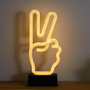 Home Deco Factory Lámpara LED Neón A Pilas Victoria Decorativa Plástico PP y PVC