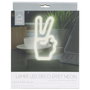 Home Deco Factory Lámpara LED Neón A Pilas Victoria Decorativa Plástico PP y PVC